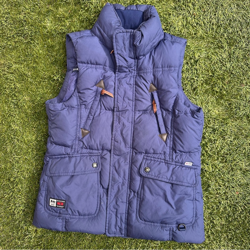 K2 FS2 Post Urban Down Filled Puffer Vest Retro Vtg Inspired Gorpcore Layer 90/S